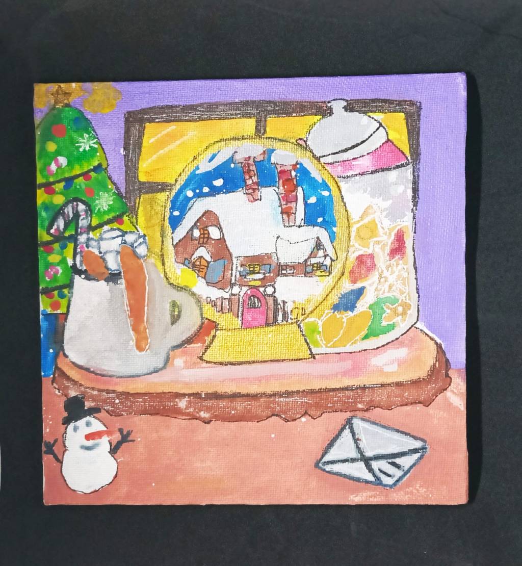 Christmas present part 1 – Christmas painting